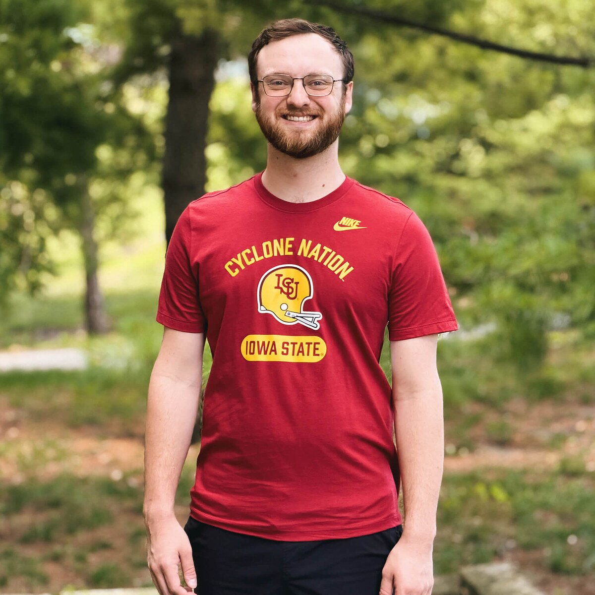 Nike ISU Cyclone Nation Fanwear 26 Cardinal Core Short Sleeve T-Shirt
